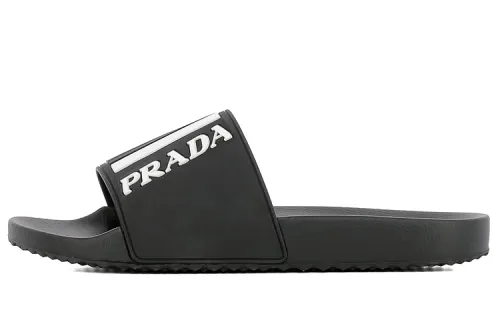 PRADA Slide Slippers Men's Black