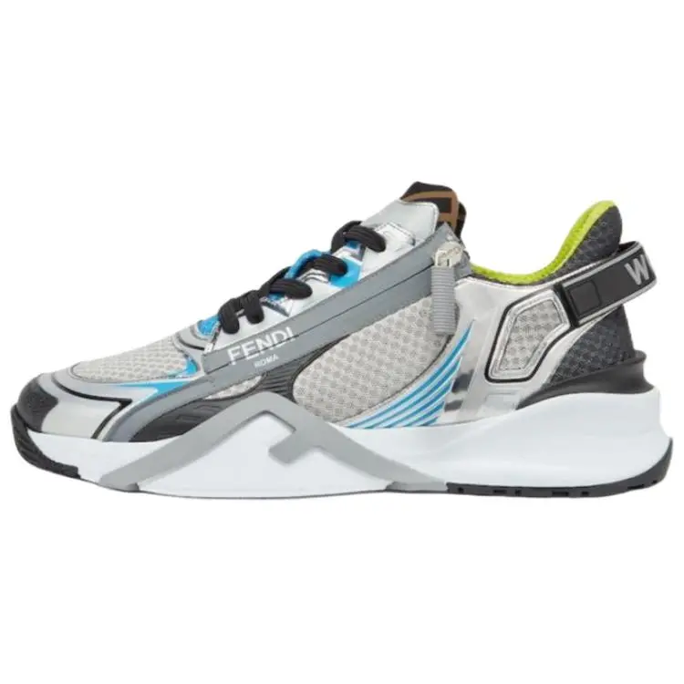FENDI Flow Lace Up Sneakers