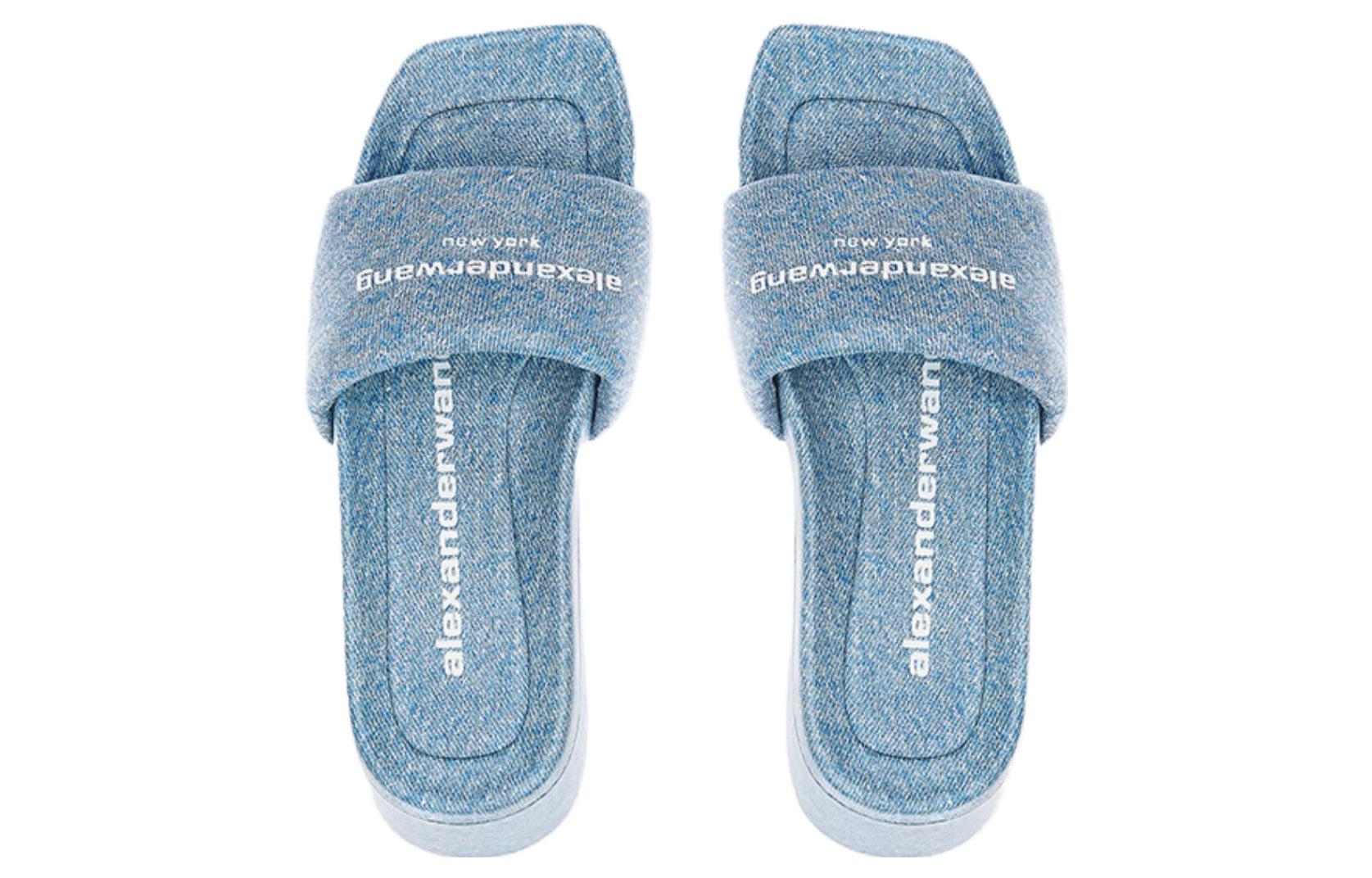 Alexander Wang Slide Slippers Women's Vintage Indigo