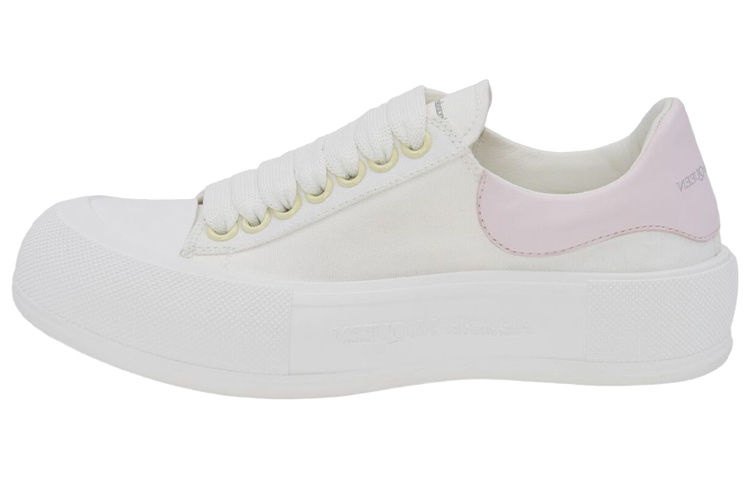 Женские кеды Alexander McQueen Plimsoll Low (белые)