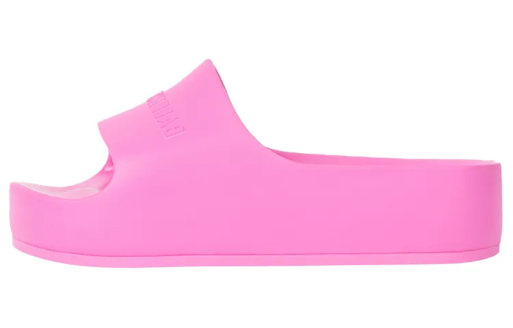 Balenciaga Chunky Slide Fluo Pink Women's