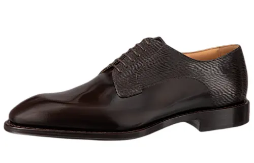 LOUIS VUITTON Kensington Epi Cow Leather Casual Shoes Men's Brown