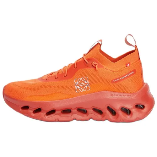 On x LOEWE Cloudtilt Low top Casual Shoes Women's Orange