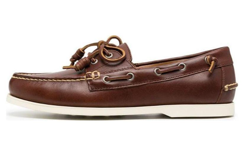 Polo Ralph Lauren Merton leather boat shoes