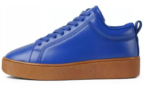 Bottega Veneta Quilt Low top Stylish Skateboarding Shoes Men's Sea Blue