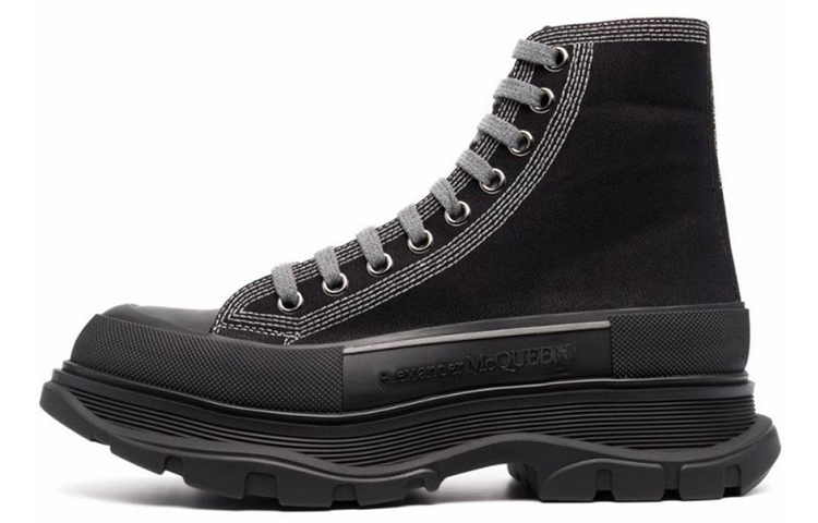 Мужские ботинки Alexander McQueen Tread Slick (черные)