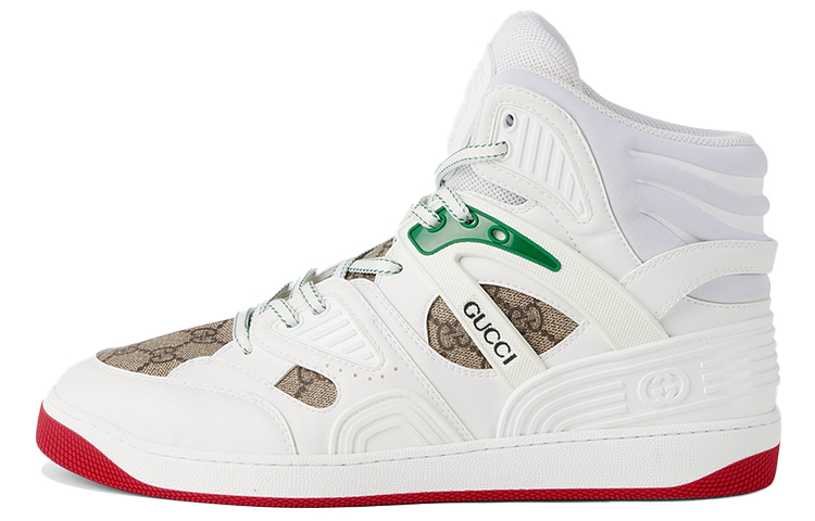 Мужские кроссовки Gucci Basket (белые)