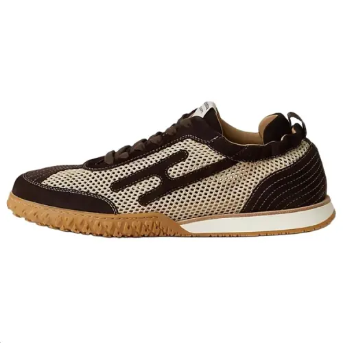 HERMES Jet Suede Low top Casual Shoes Men's Brown