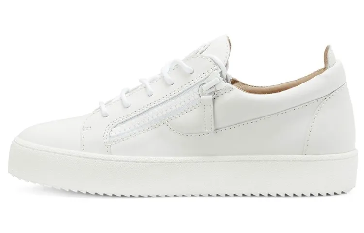 Giuseppe Zanotti embossed-logo calf leather sneakers
