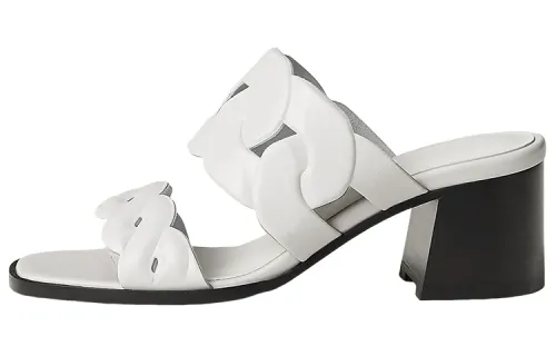 HERMES Gaby Odor Resistant Slide Slippers Women's White