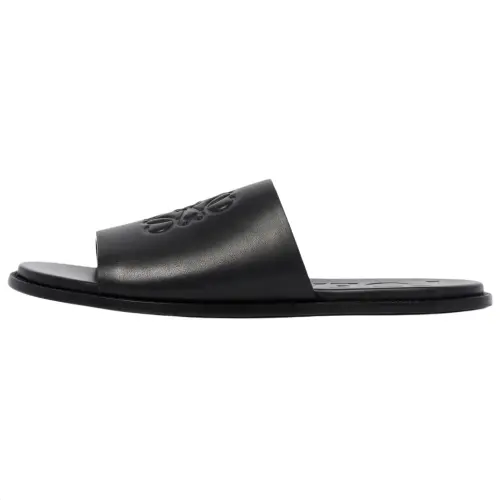 LOEWE Anagram Slide Slippers Men's Black