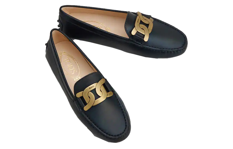 TOD'S Kate Commino Chain Link Driving Shoes Women's