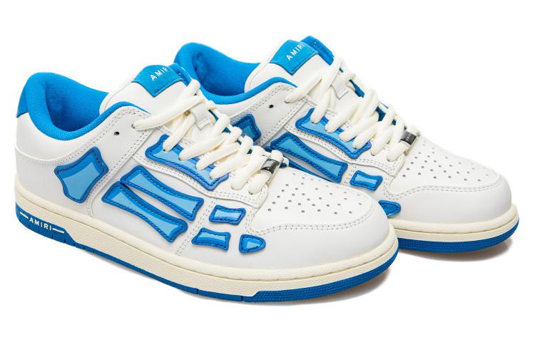 AMIRI Skel Top Low 'White Air Blue'