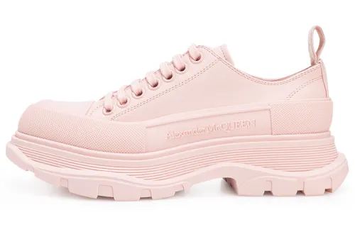 Alexander McQueen Tread Slick Low Top Sneaker Pink Women's