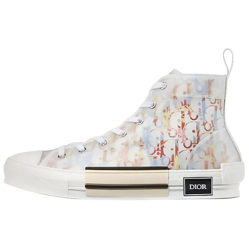 DIOR B23 High Top Multicolor Oblique