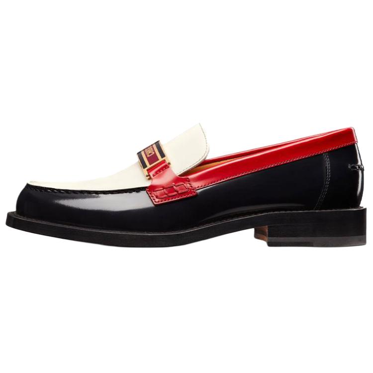 DIOR Code Casual Shoes Women's Black Red White