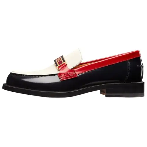 DIOR Code Casual Shoes Women's Black Red White