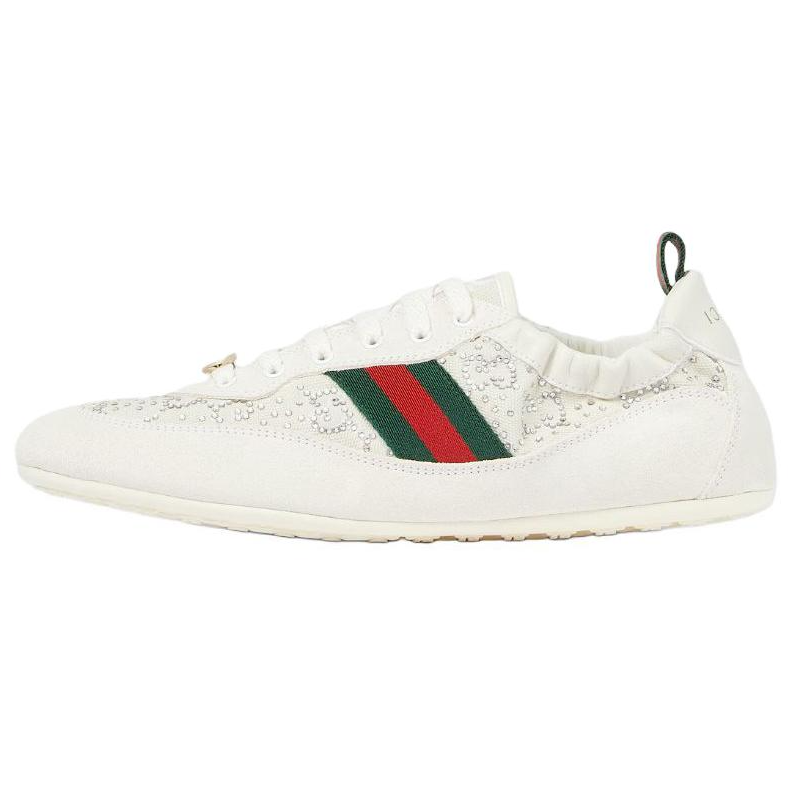 Женские кеды Gucci Shift (бежевые)