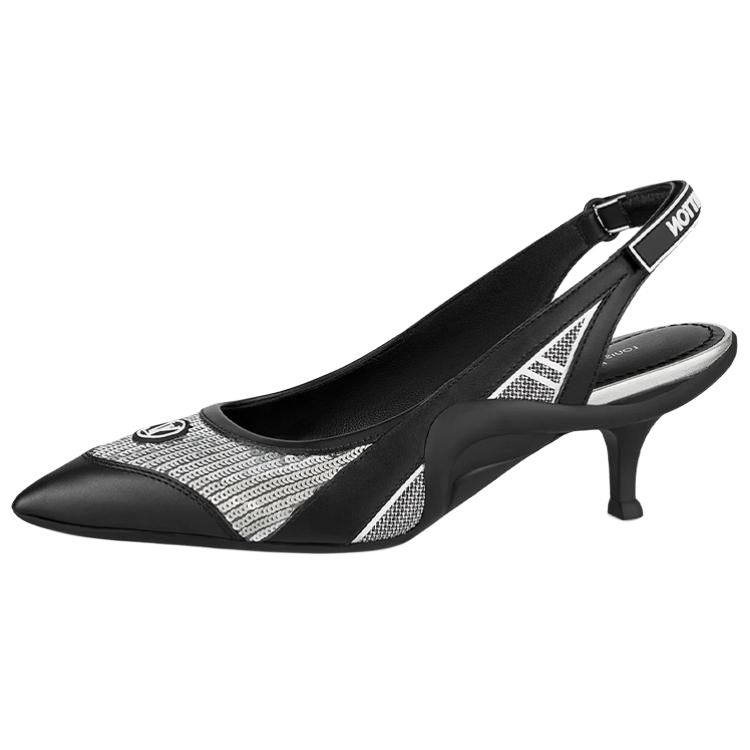 LOUIS VUITTON Archlight Slim Heel High Heels Women's Gray