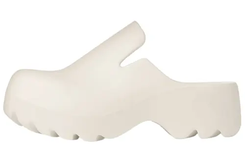 Bottega Veneta Flash Closed Toe Slippers Women's White