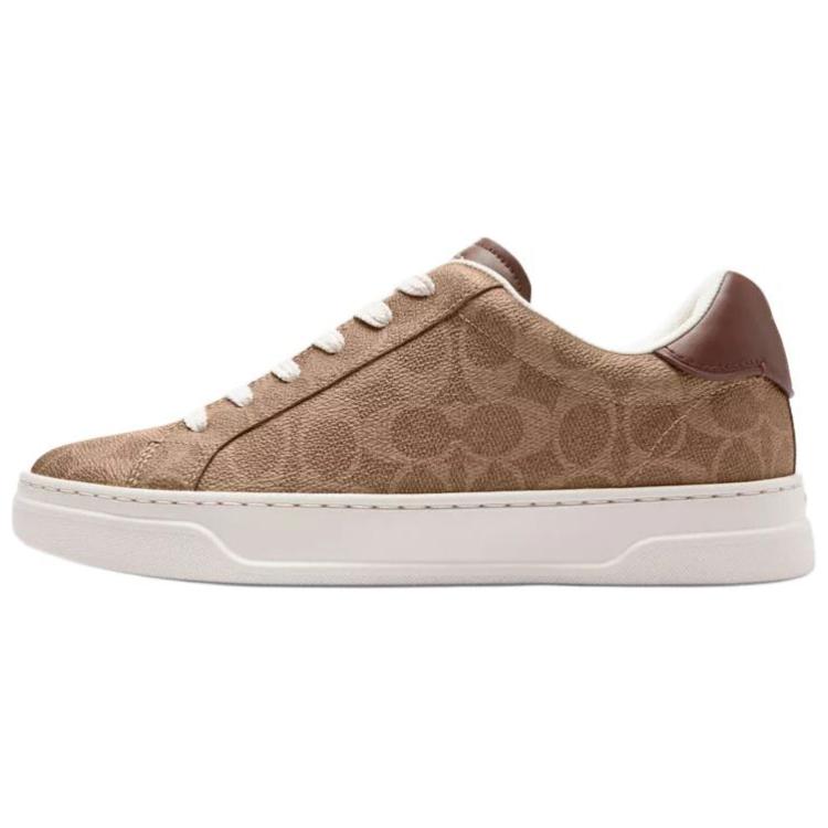 Женские кеды COACH Highline (коричневые)