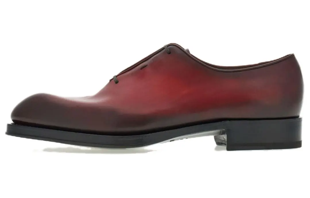 FERRAGAMO Oxford Almond-toe Shoes