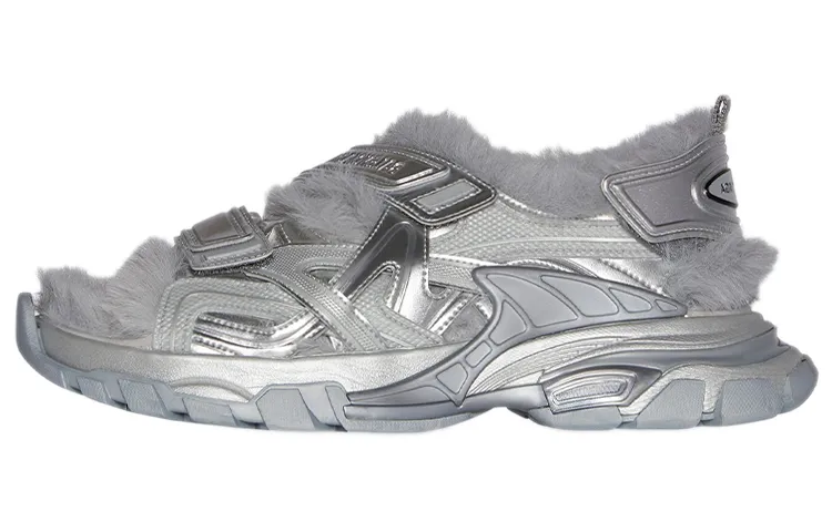 Balenciaga Track flat sandals