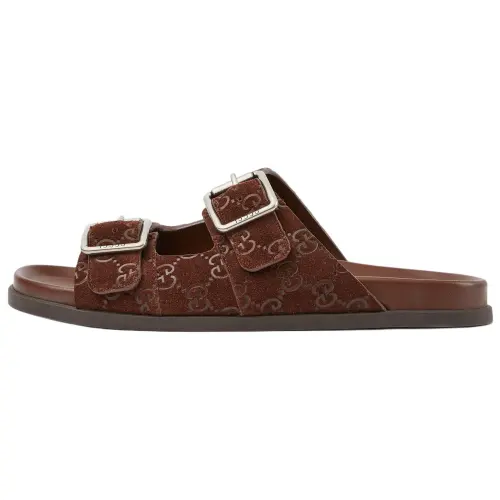 GUCCI Slide Slippers Men's Brown