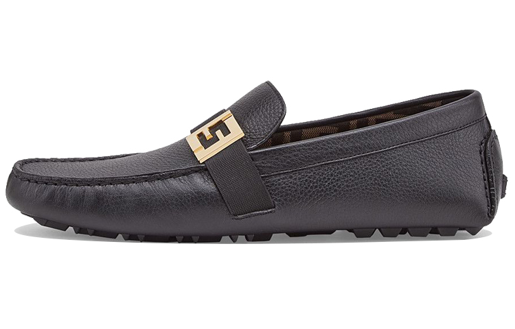 Мужские лоферы Fendi (черные)