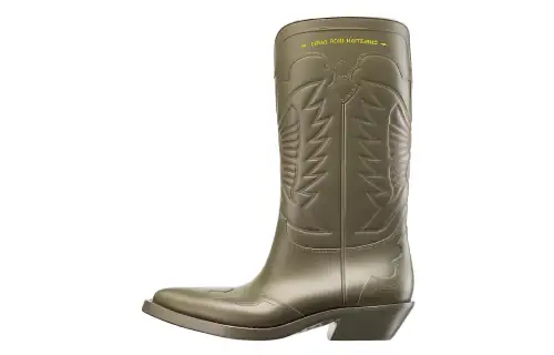 DIOR WIND Ankle Boots Women's Green