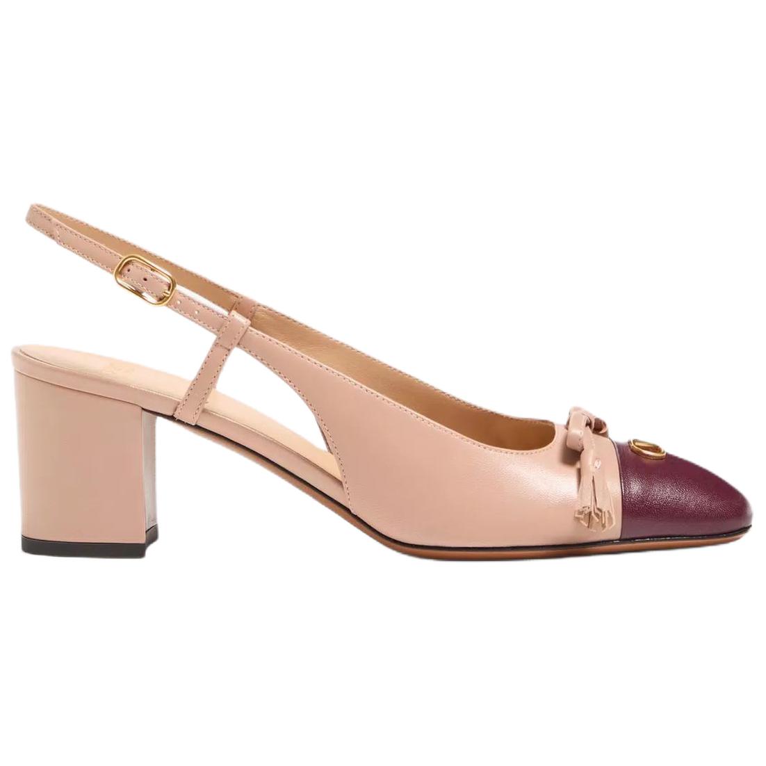 Женские туфли Valentino GARAVANI Valet Du Roi 6cm (розовый) — фото 2