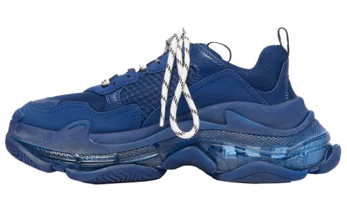 Balenciaga Triple S Clear Sole Navy Women's