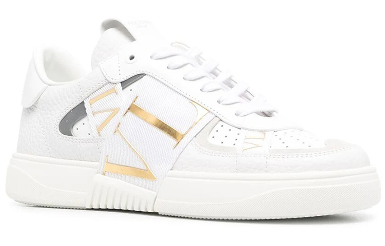 Valentino VL7N GARAVANI Low top Skateboard Shoes Women's White Gold
