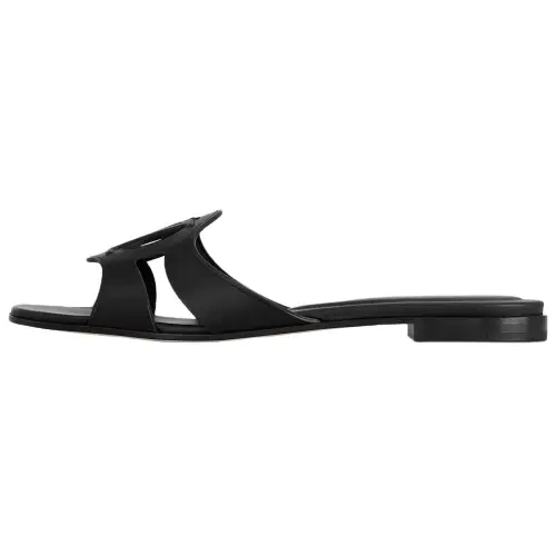 LOUIS VUITTON Isola Slide Slippers Women's Black