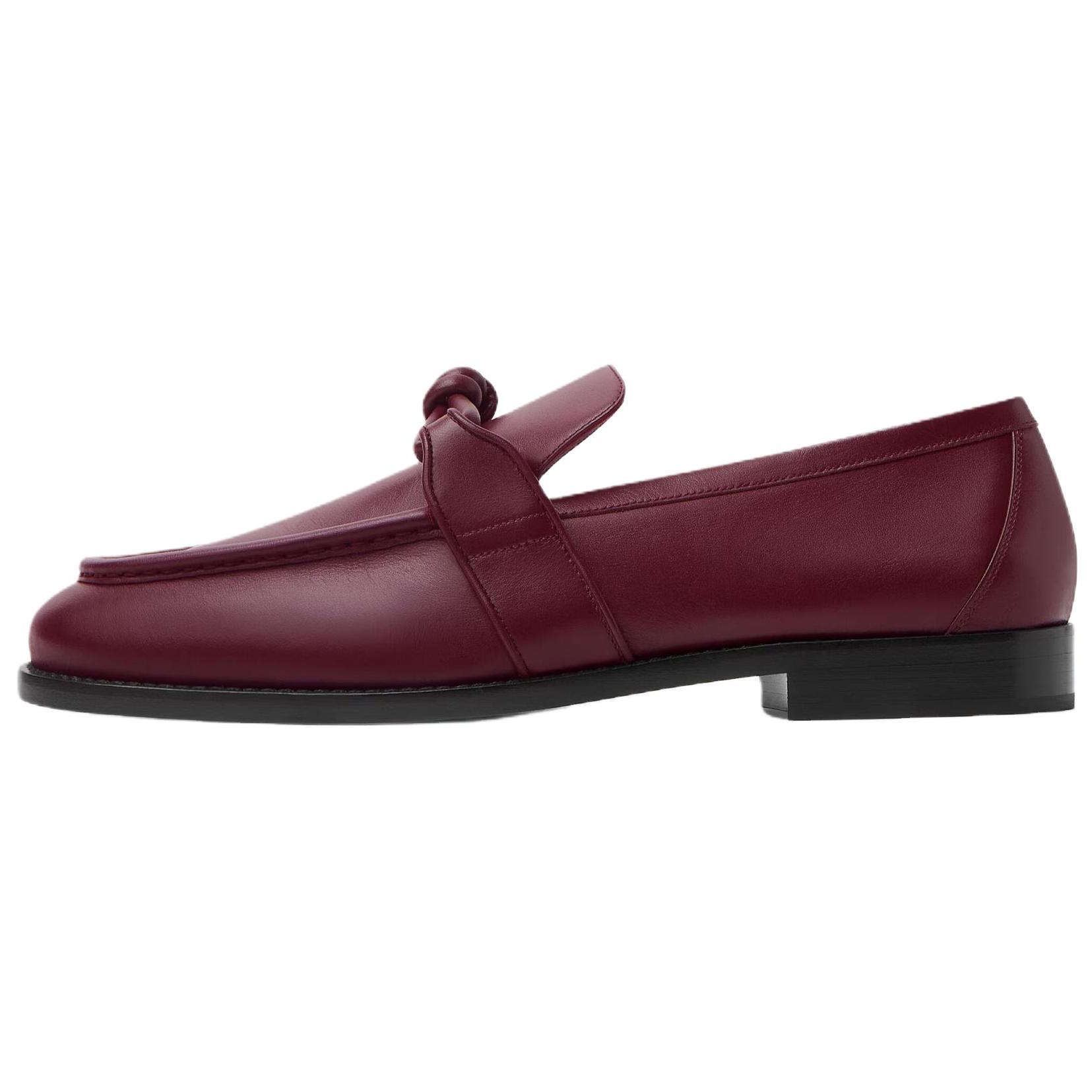 Bottega Veneta Astaire Calfskin Casual Shoes Men's Red