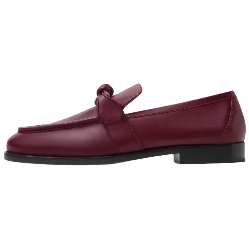 Bottega Veneta Astaire Calfskin Casual Shoes Men's Red
