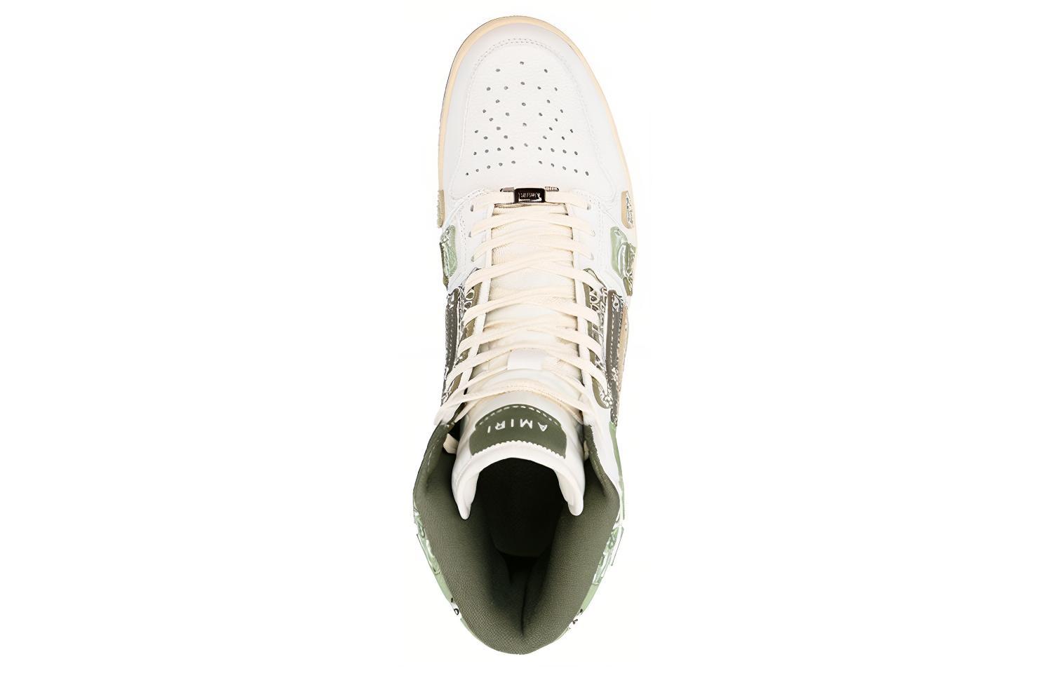 AMIRI Skel Top High 'Bandana - Olive'