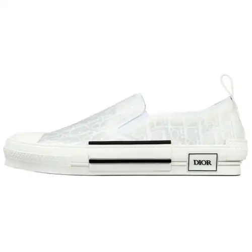 DIOR B23 Slip-On White Oblique