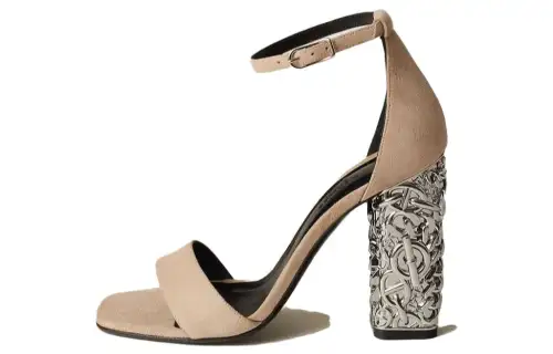 HERMES One Strap Sandals Women's Beige