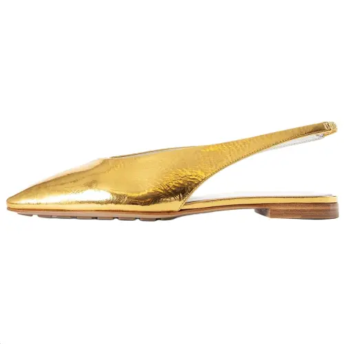 Bottega Veneta Sofia Casual Shoes Women's Gold