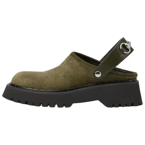 GUCCI Casual Shoes 5CM Women's Dark Green