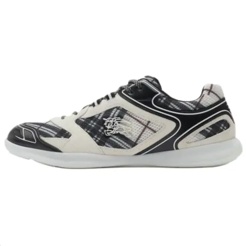 Burberry Matrix Sport Low top Casual Shoes Men's Black White