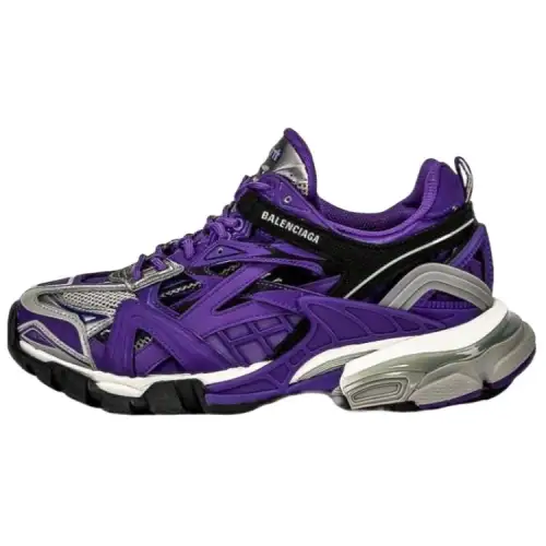 Balenciaga Track 2.0 Low top Chunky Sneakers Women's Purple
