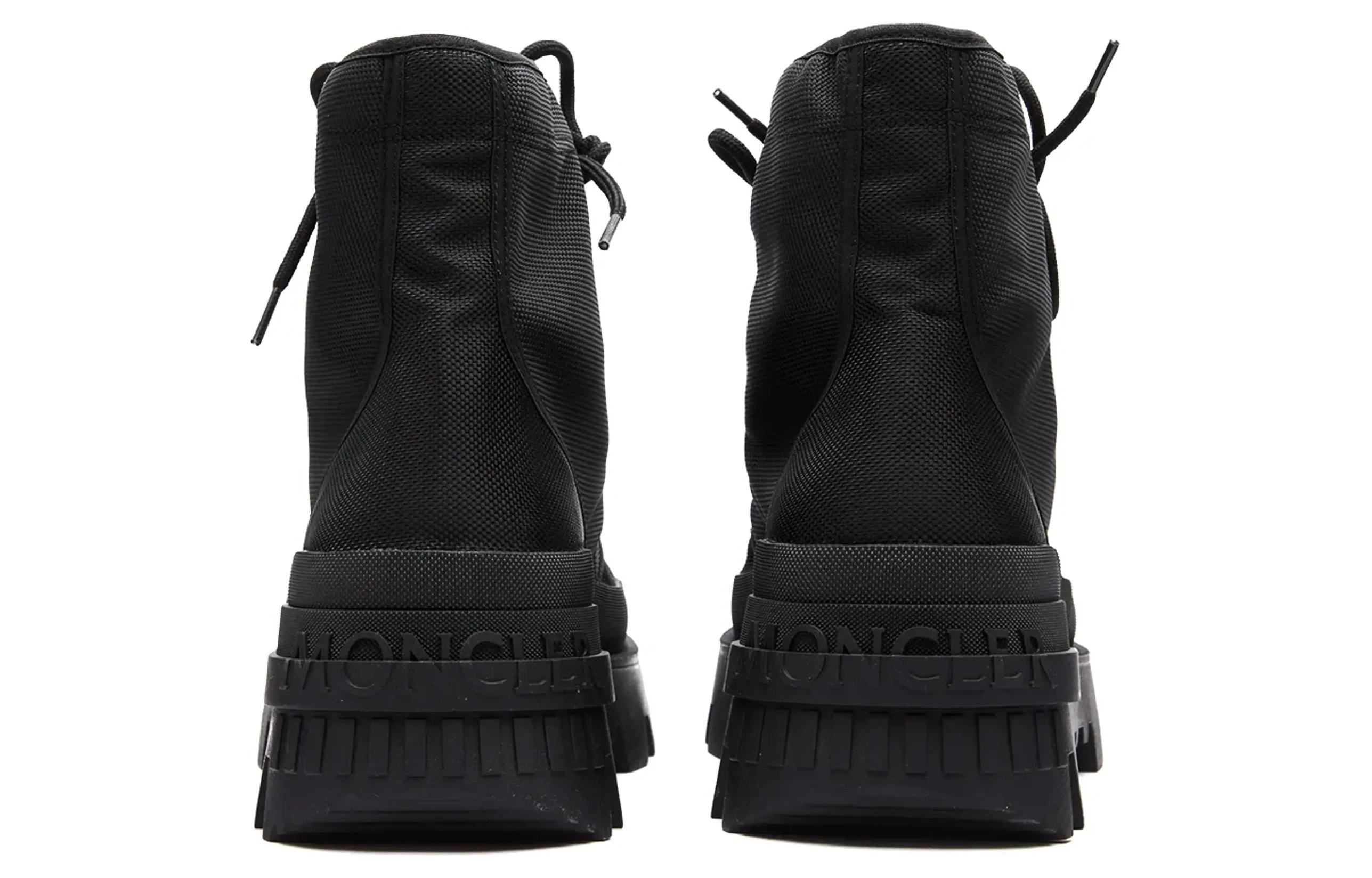 Moncler Ankle Boots 5CM Men's Black