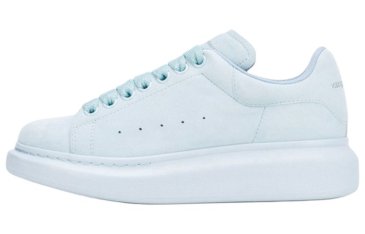 Женские кеды Alexander McQueen Oversized Sneaker (светло-голубые)