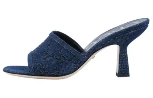 GUCCI Slide Slippers Women's Blue