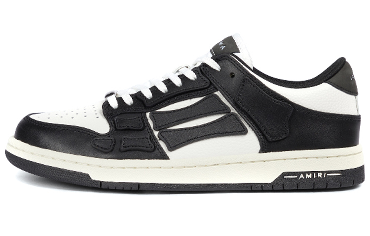 AMIRI Skel Top Low 'Black White'