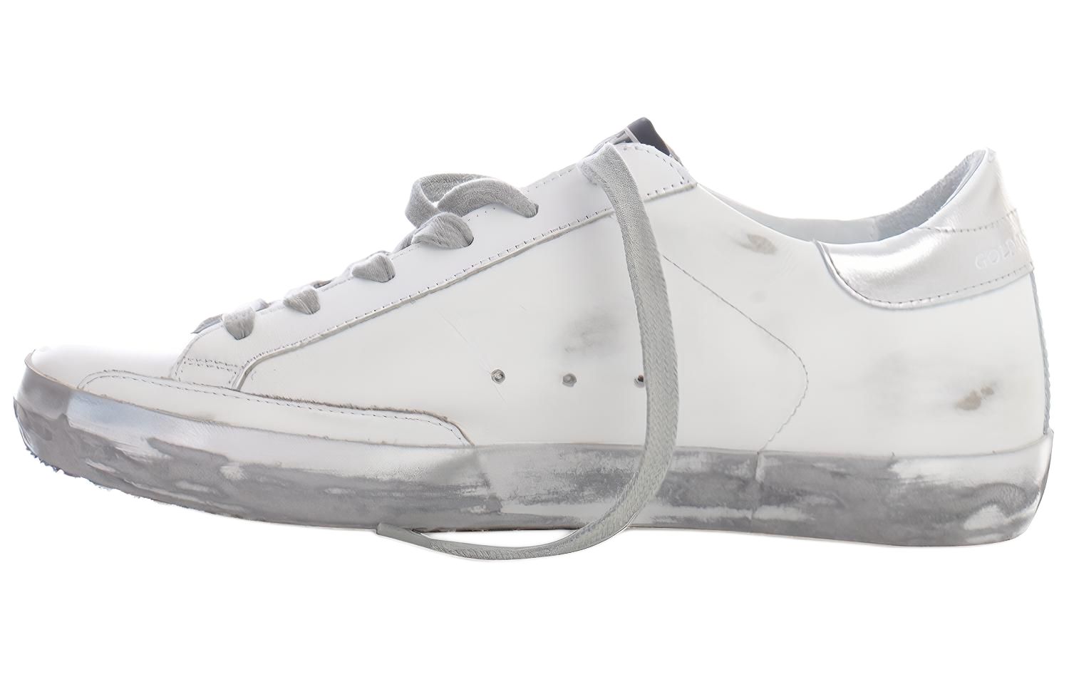 Женские кеды Golden Goose Super-Star (белые)