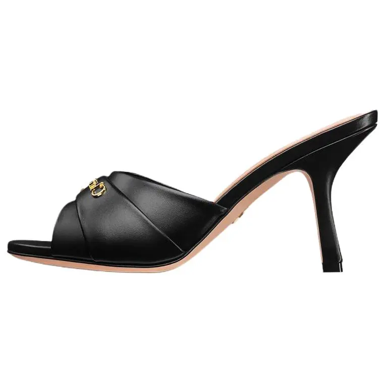 DIOR My Dior Slide Slippers Women's Black