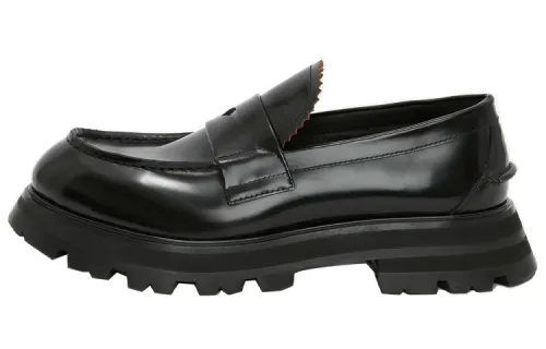 Alexander McQueen Penny Loafer Black Women's
